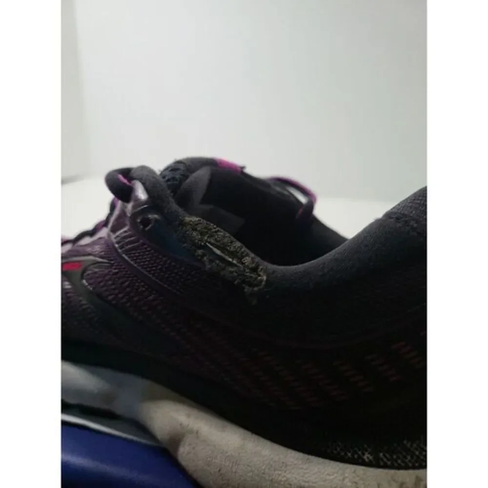 Brooks Ghost 12 1203051B063 Running Shoes Women's‎ Size 7.5 Black/Plum Medium B.